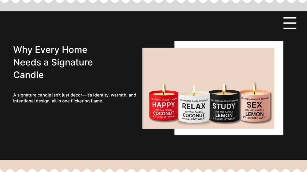 How a Signature Candle Transforms Your Living Space